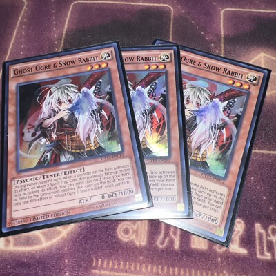 Yu-Gi-Oh! TCG Ghost Ogre & Snow Rabbit 2016 Mega-Tins CT13-EN012 Limited...-image