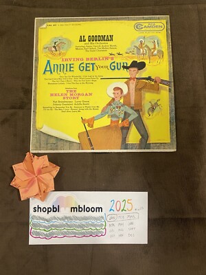 ANNIE GET YOUR GUN/HELEN MORGAN STORY al goodman lp mono ca 1958 musical nm br4-image
