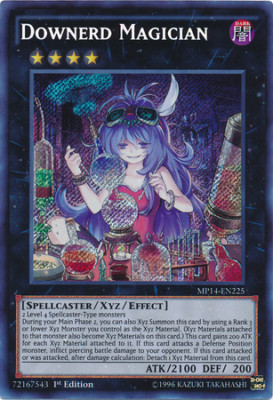 YUGIOH Downerd Magician : MP14-EN225 : ScR 1st-ED NM-image