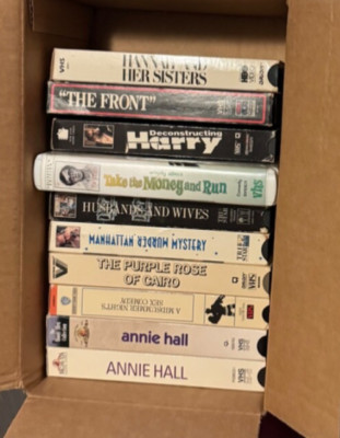 Woody Allen VHS Lot - Annie Hall, Deconstructing Harry, “The Front”, more!-image