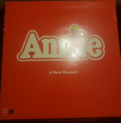 ANNIE Original Broadway Cast Soundtrack LP Vinyl Record 1977 12