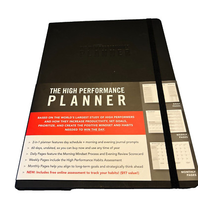The High Performance Planner by Brendon Burchard English New-image