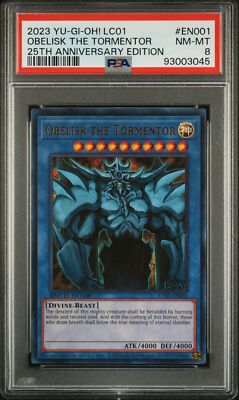 PSA 9 - Yu-Gi-Oh Card - LC01-EN001 - OBELISK THE TORMENTOR (ultra rare) - MINT-image