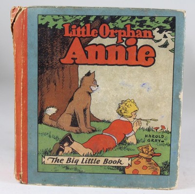 BIG LITTLE BOOK Little Orphan Annie #708 1933 Whitman Harold Gray 2nd BLB-image