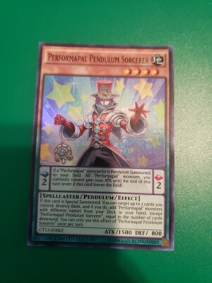 Yugioh Performapal Pendulum Sorcerer CT13-EN007 Super Rare Holo Limited Ed. NM-image