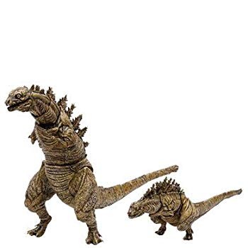 Used Bandai S.H.Monsterarts Godzilla 2016 2Nd Form 3Rd Set 2 Figures Store Limit-image