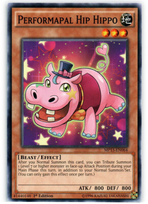 Yugioh! LP Performapal Hip Hippo - MP15-EN064 - Common - 1st Edition Lightly Pla-image