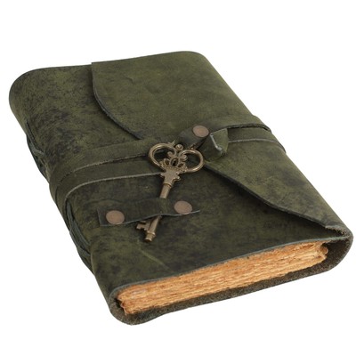 Leather Bound Vintage Journal Retro Travel Diary An Exclusive Handmade Paper ...-image