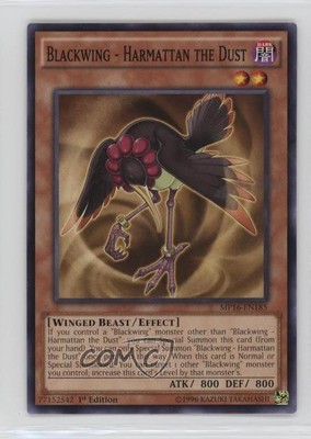 Blackwing - Harmattan The Dust 1st Ed. YuGiOh MegaTin Mega Pack #MP16-EN185 0su9-image