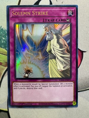 Solemn Strike Holo Yugioh TCG YG821-image