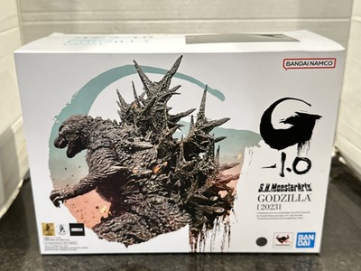 BANDAI S.H.MONSTERARTS GODZILLA (2023) GODZILLA MINUS ONE (G -1.0) ACTION FIGURE-image