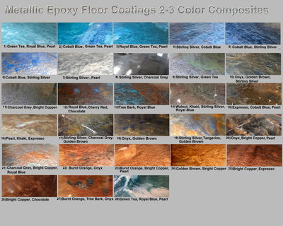Metallic Mica Epoxy Concrete Garage Floor Countertop Paint Coating Pigment Kit z-image