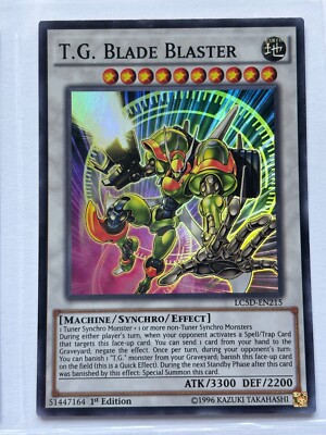 Yu-Gi-Oh T.G. Blade Blaster LC5D-EN215 Super Rare 1st Edition NM-image