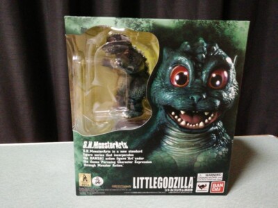 Bandai S.H.MonsterArts Little Godzilla and Crystal Set Action Figure Japan-image