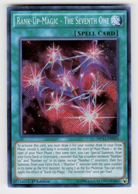2015 Mega-Tins Mega Pack #MP15-EN033 Rank-Up-Magic 1st Edition-image