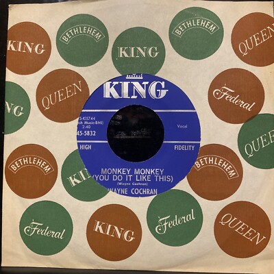 WAYNE COCHRAN VG+ rock soul KING 45 LITTLE ORPHAN ANNIE / MONKEY MONKEY45-5832-image