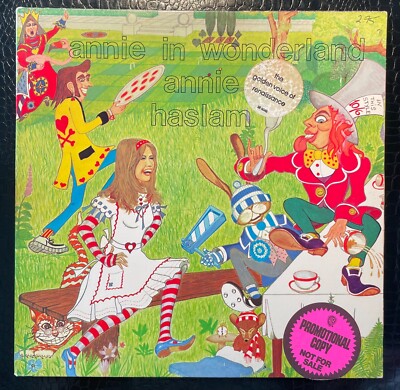 ANNIE HASLAM Annie In Wonderland PROMO LP Roy Wood VOICE OF RENAISSANCE VG+/VG+-image