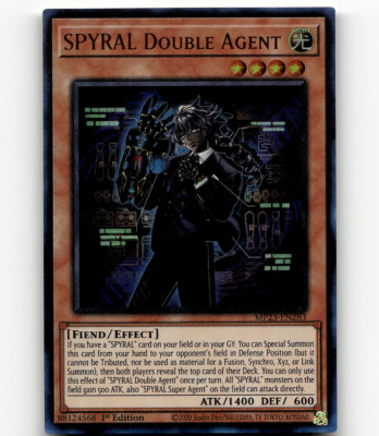 Yugioh SPYRAL Double Agent 25th Anniv. Tin: Dueling Heroes Mega Pack-image