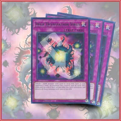 YuGiOh DECK DEVASTATION VIRUS x3 | Rare 1ST EDITION 💎-image