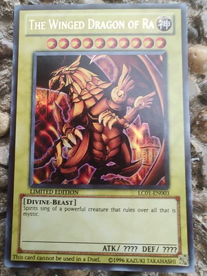 YU-GI-OH! THE WINGED DRAGON OF RA, LC01-EN003, LIMITED EDITION, LEGENDARY COLLEC-image