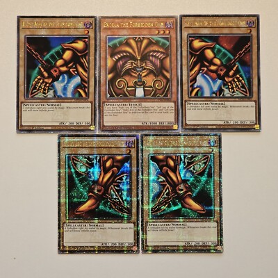 TN23 MP24 Exodia the Forbidden One set - Quarter Century Secret Rare - 5x Pieces-image