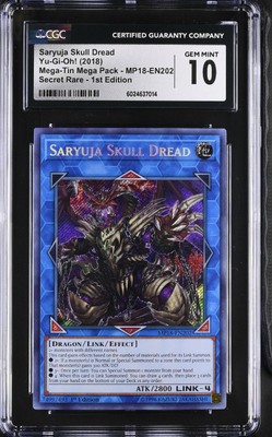 Saryuja Skull Dread*CGC GEM MINT 10* POP 1 *MP18-EN202* Secret Rare *2014*Yugioh-image