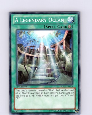 Yu-Gi-Oh TCG A Legendary Ocean SDRE-EN024 1st Edition Common Card NM-image