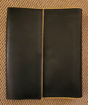 Avon Med Sz Black Tan Organizer 3-Ring Binder for 8.5