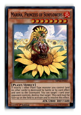 Mariña, Princess of Sunflowers - MP14-EN157 Super Rare - YuGiOh-LP-image
