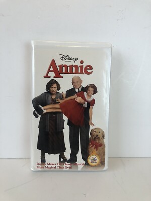 Annie (VHS, 2000) Walt Disney Movie Vintage Clamshell VHS Tape Kathy Bates-image