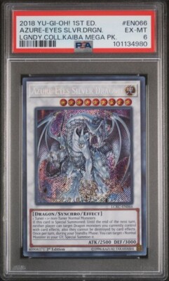 YU-GI-OH! LEGENDARY COLLECTION KAIBA MEGA PACK Azure-Eyes Silver Dragon PSA 6-image