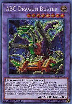 Yu-Gi-Oh! TCG Kaiba Mega Pack ABC-Dragon Buster #LCKC-EN059 1st Edition-image