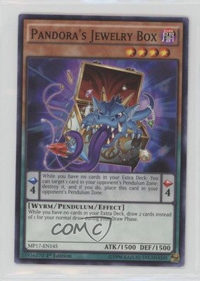 2017 Yu-Gi-Oh! Mega-Tins Mega Pack 1st Edition Pandora's Jewelry Box e6j-image