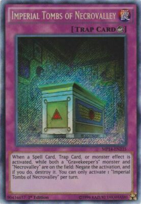YUGIOH Imperial Tombs of Necrovalley   MP14-EN235 1ST EDITION  NM-image