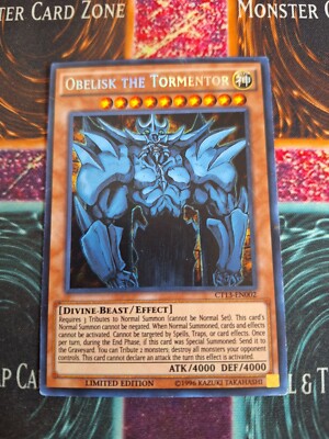 Yu-Gi-Oh! Obelisk the Tormentor CT13-EN002 Secret Rare Limited Lightly Played-image