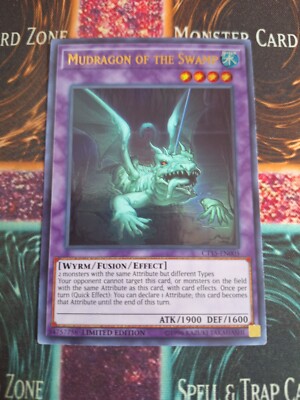 Yu-Gi-Oh! Mudragon of the Swamp CT15-EN005 Limited Ultra Rare Lightly Played-image