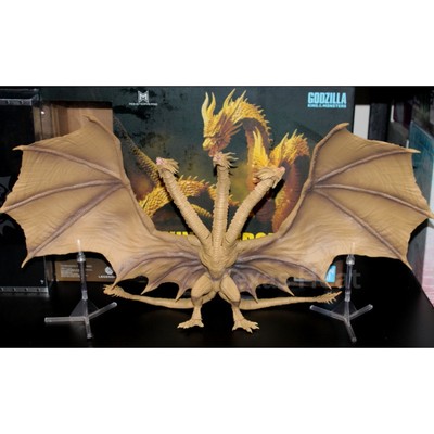 S.H.MonsterArts KING GHIDORAH Figure by BANDAI Tamashii Nations READ DESCRIPTION-image