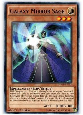 Galaxy Mirror Sage - MP15-EN002 - Common - 1st Edition - Moderately Played-image