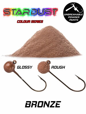 Stardust Plastic Coating Powder for Fishing Weights Color: Bronze-image