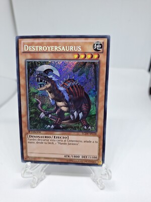 Yu-Gi-Oh!, SPANISH, Destroyersaurus LCJW-EN158, Legendary Collection, 2013-image