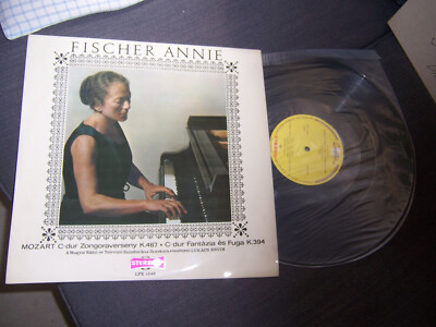 Fischer Annie:Mozart:Pianoconcert in C major,Fantasia in C etc. STEREO LP M-/M--image