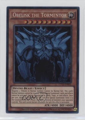 2016 Yu-Gi-Oh! Mega-Tins Limited Edition SCR Obelisk the Tormentor 5u3-image