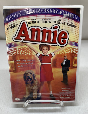 Annie: Special Anniversary Edition Dvd 1982 Albert Finned Carol Burnett New-image