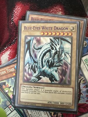Yu-Gi-Oh! TCG Blue-Eyes White Dragon 2017 Mega-Tins Promos CT14-EN002 Limited...-image