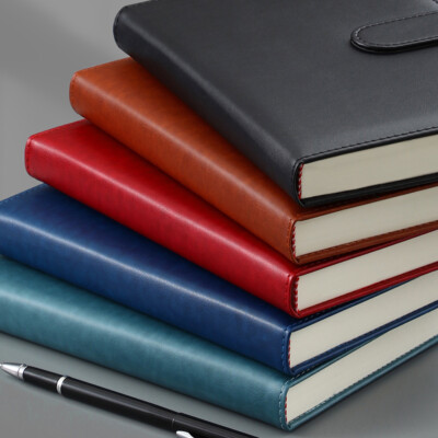 Thick PU Leather Journal A4 Notebook Lined Paper Writing Diary 360 Pages Planner-image