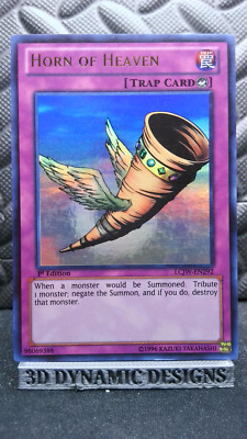 | Yugioh Horn of Heaven LCJW-EN292 1st Edition Ultra Rare Joeys World  NM 🔥 |-image