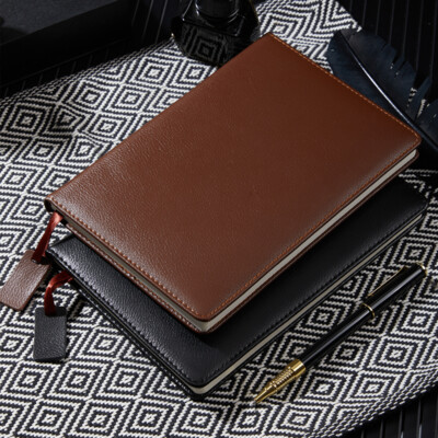 Genuine Leather Journal A5 Notebook Lined Paper Writing Vintage Diary 160 Pages-image