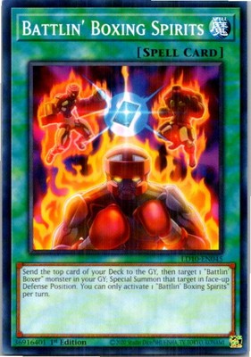Battlin' Boxing Spirits #LD10-EN045 Yugioh Lightly played 1st Edition-image