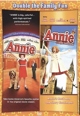 ANNIE  & ANNIE, A ROYAL ADVENTURE Double Feature (NEW/SEALED DVD, 1995). FAST SH-image