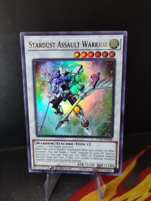 Yu-Gi-Oh! TCG Stardust Assault Warrior 2018 Mega-Tins Promos CT15-EN008 Limited-image